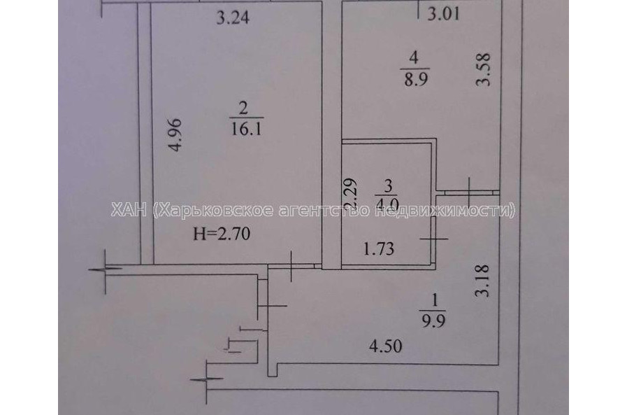 Продам квартиру, Домостроительная ул. , 1  ком., 41 м², капитальный ремонт 