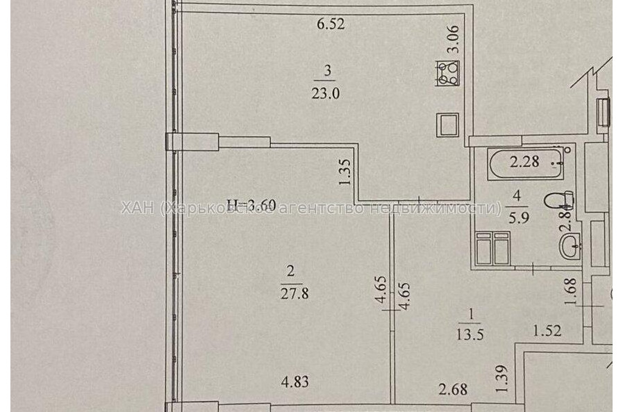 Продам квартиру, Молочная ул. , 1  ком., 70.20 м², без внутренних работ 