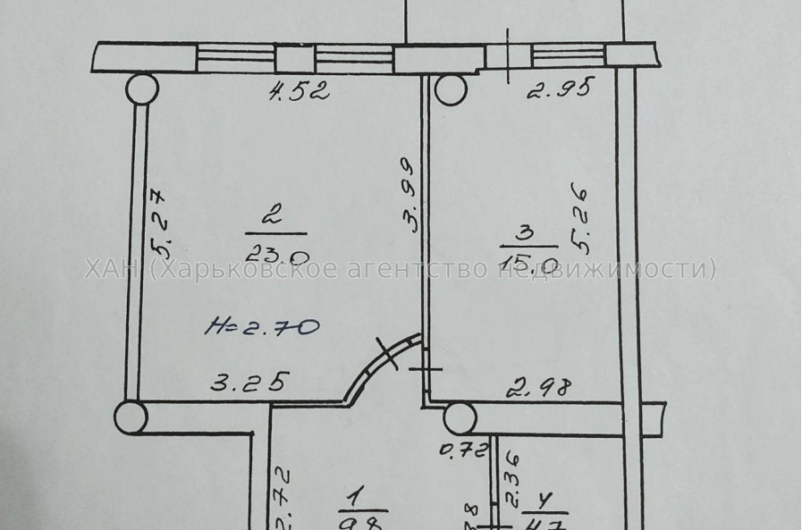 Продам квартиру, Аэрокосмический пр. , 2  ком., 54 м², капитальный ремонт 