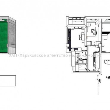 Продам квартиру, Героев Харькова просп. , 2 кім., 60.95 м², без ремонта 