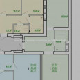 Продам квартиру, Шевченковский пер. , 1  ком., 55 м², без внутренних работ 