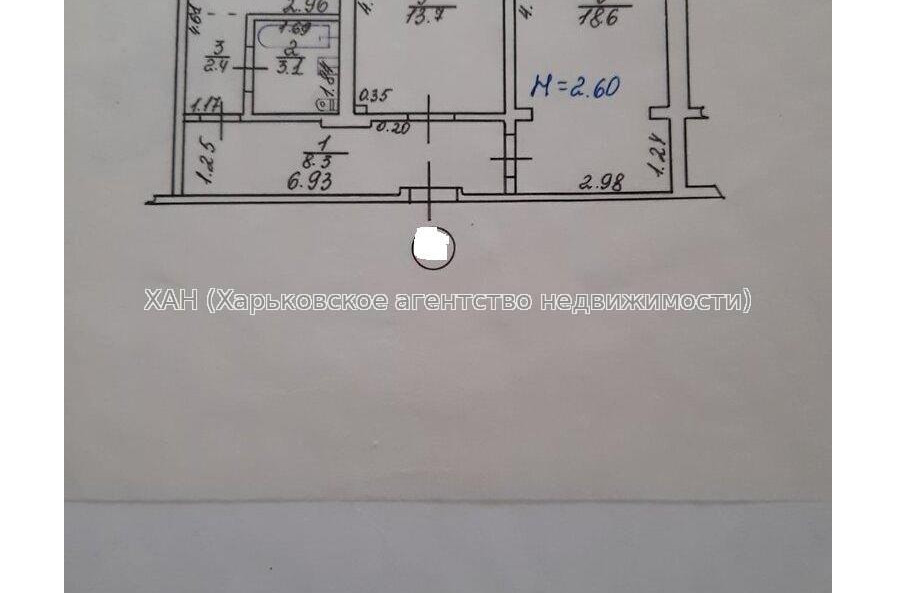 Продам квартиру, Богомольца ул. , 2  ком., 55.20 м², капитальный ремонт 