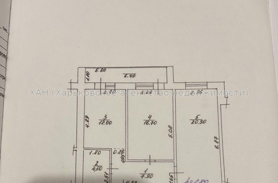 Продам квартиру, Юбилейный просп. , 2  ком., 60 м², капитальный ремонт 