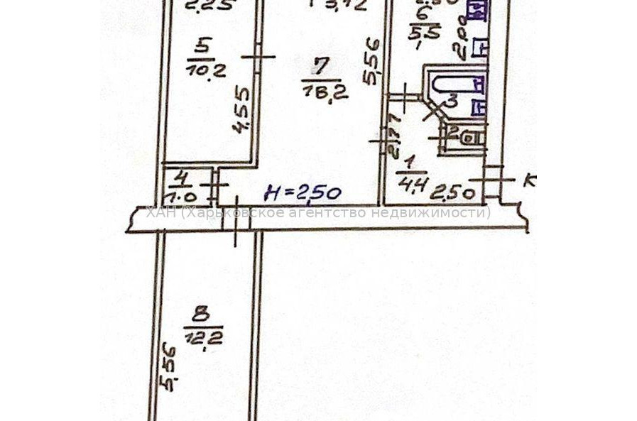 Продам квартиру, Литературная ул. , 3  ком., 55.20 м², евроремонт 