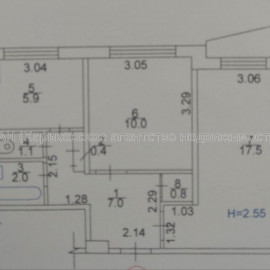 Продам квартиру, Гвардейцев Широнинцев ул. , 2  ком., 46.50 м², советский ремонт