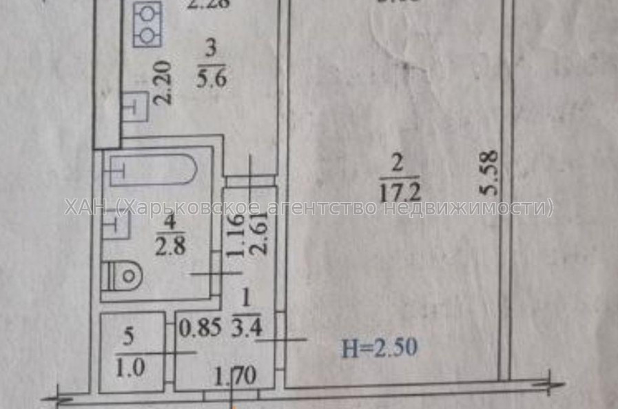 Продам квартиру, Гвардейцев Широнинцев ул. , 1 кім., 30 м², советский ремонт 