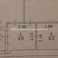 Продам квартиру, Шевченковский пер. , 1 кім., 42 м², без внутренних работ 