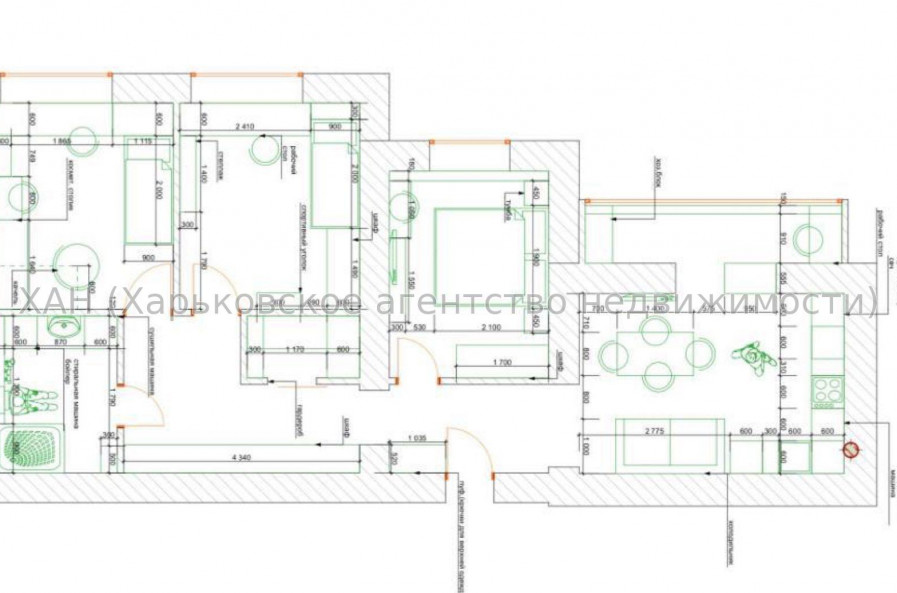 Продам квартиру, Молочная ул. , 3  ком., 90 м², без отделочных работ 