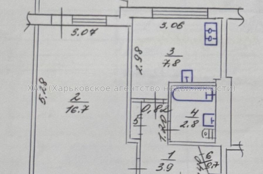 Продам квартиру, Академика Павлова ул. , 1 кім., 33 м², капитальный ремонт 