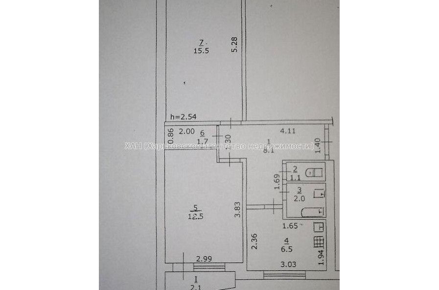 Продам квартиру, Победы просп. , 2  ком., 48 м², косметический ремонт 