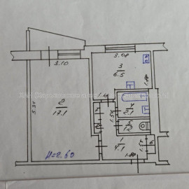 Продам квартиру, Людвига Свободы просп. , 1 кім., 33 м², косметический ремонт