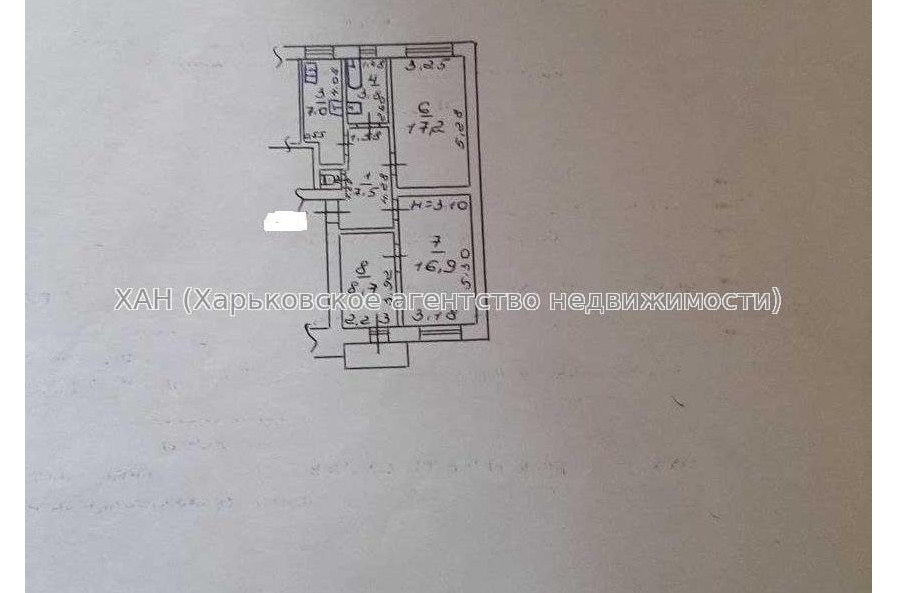 Продам квартиру, Григория Сковороды ул. , 3 кім., 64 м², без отделочных работ 