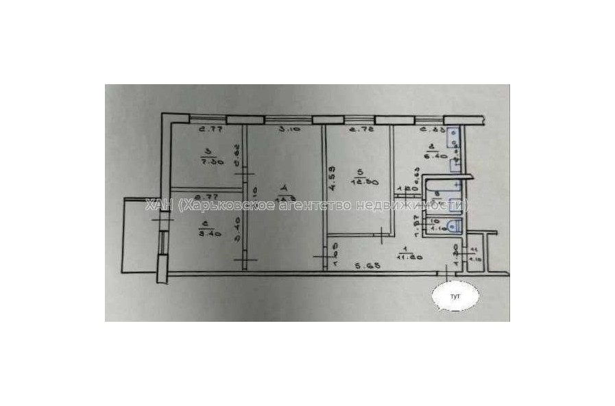 Продам квартиру, Людвига Свободы просп. , д. 35 , 4 кім., 70.80 м², советский ремонт 