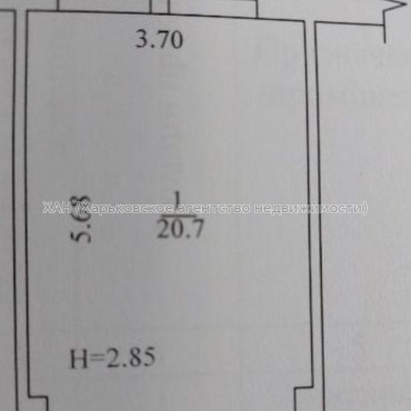 Продам квартиру, Аэрокосмический пр. , 1 кім., 28 м², капитальный ремонт 