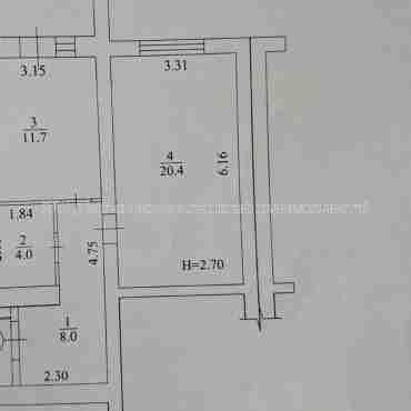 Продам квартиру, Заливная ул. , 1 кім., 46 м², без внутренних работ 