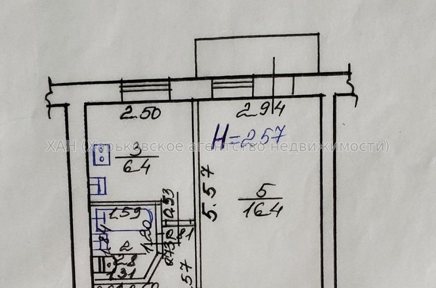 Продам квартиру, 1 кім., 30 м², советский ремонт 