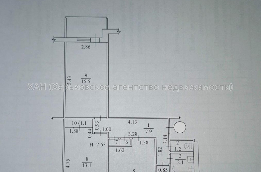 Продам квартиру, Академика Павлова ул. , д. 146 , 3 кім., 67 м², частичный ремонт 