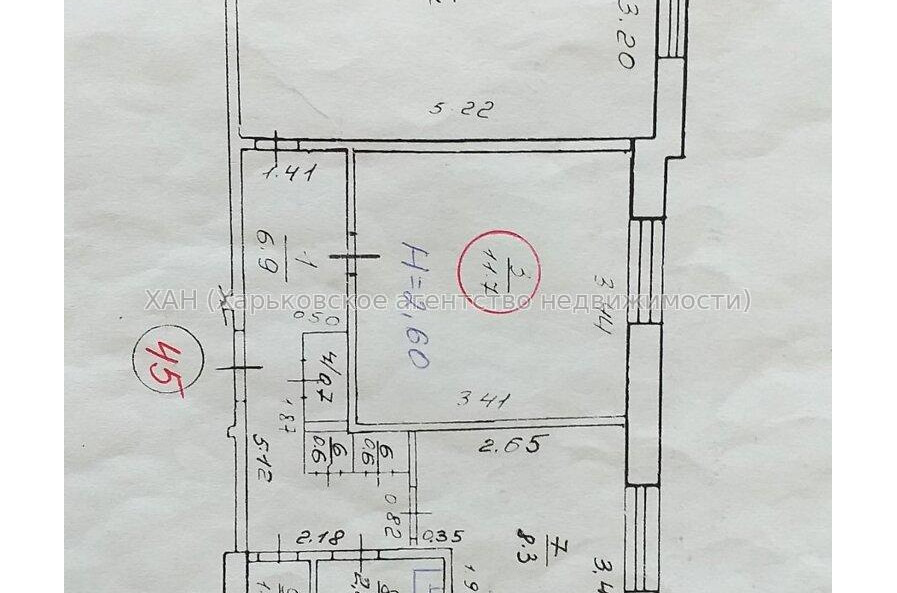 Продам квартиру, Натальи Ужвий ул. , 2  ком., 51.30 м², без ремонта 