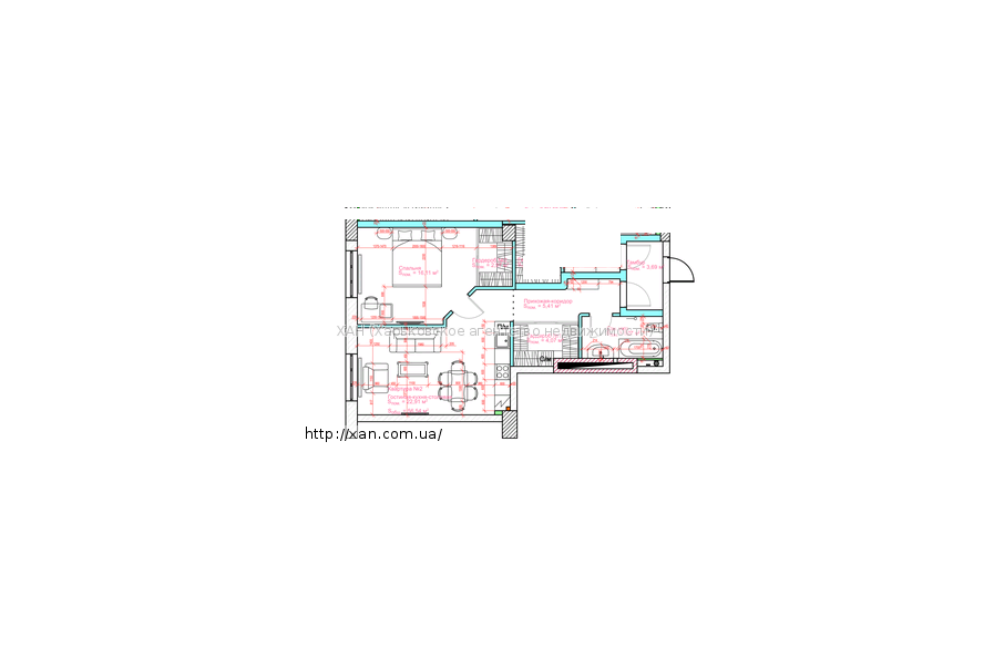 Продам квартиру, Науки просп. , 2  ком., 75 м², авторский дизайн 