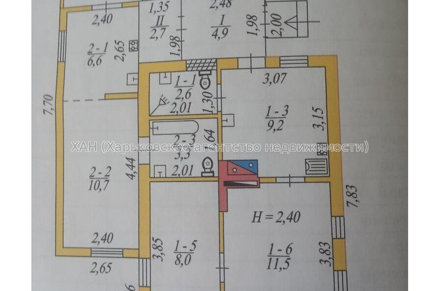 Продам дом, Вакуловская ул. , 68 м², 5 сот., советский ремонт 