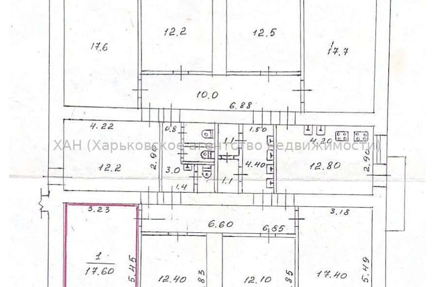 Продам квартиру, Золочевская ул. , 1  ком., 25.70 м², без ремонта 