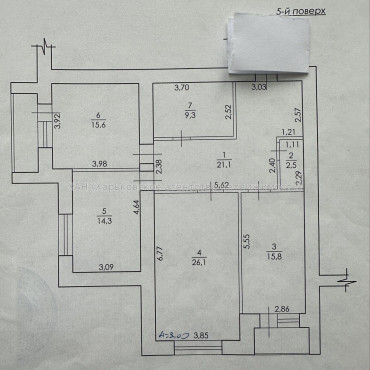 Продам квартиру, Победы просп. , 3 кім., 108 м², авторский дизайн 