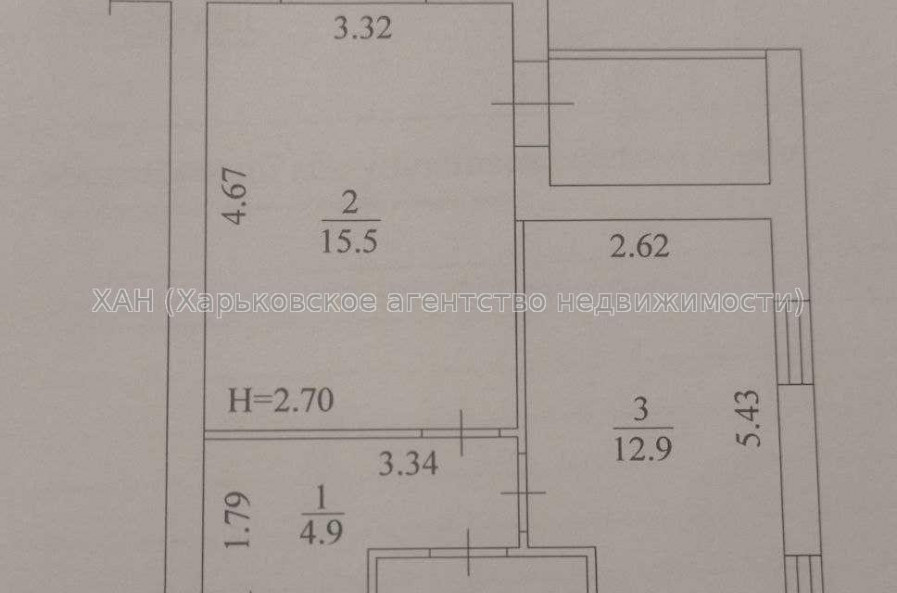 Продам квартиру, 1 кім., 40.50 м², евроремонт 