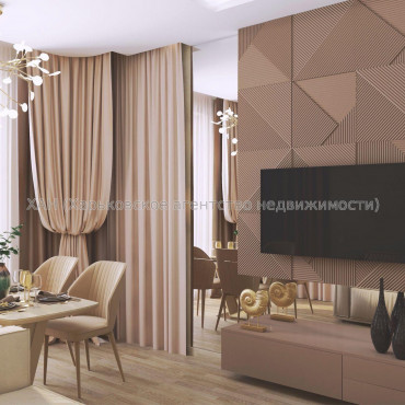 Продам квартиру, Клочковская ул. , 2  ком., 77 м², без внутренних работ 