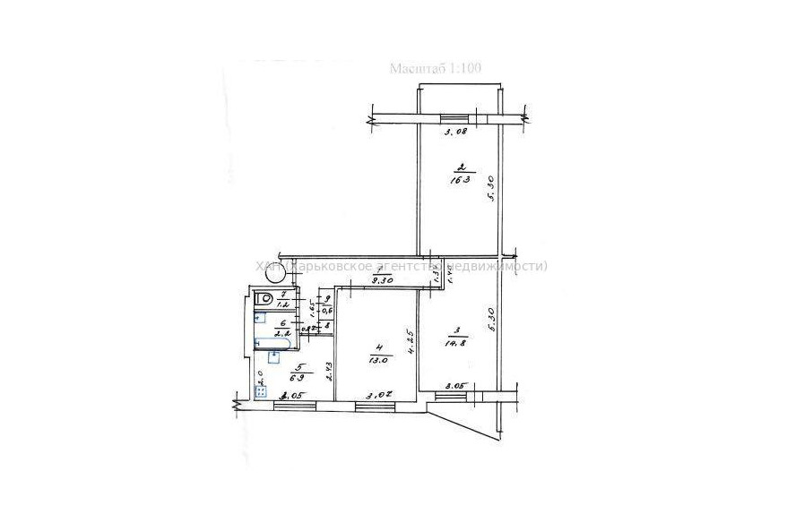 Продам квартиру, Непокоренных ул. , 3  ком., 64 м², капитальный ремонт 