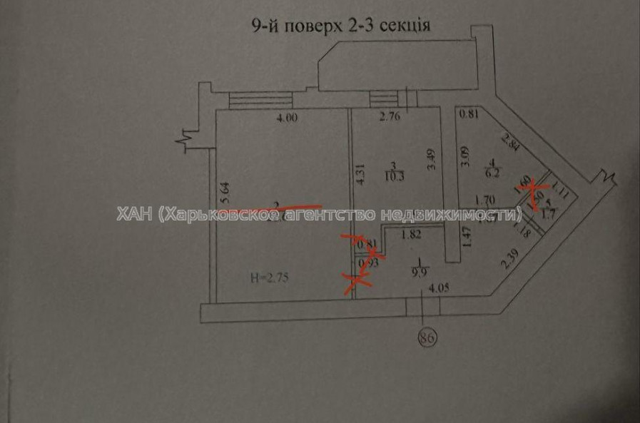 Продам квартиру, Тракторостроителей просп. , 2  ком., 53 м², капитальный ремонт 