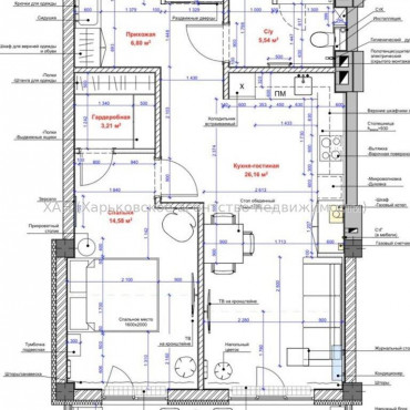 Продам квартиру, Профессорская ул. , 2 кім., 60 м², без отделочных работ 