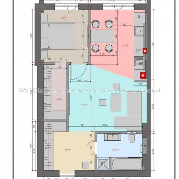 Продам квартиру, Профессорская ул. , 2 кім., 60 м², без отделочных работ 