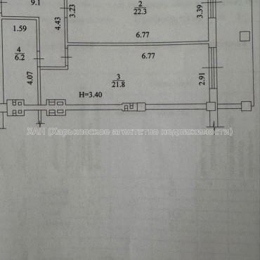 Продам квартиру, Профессорская ул. , 2 кім., 60 м², без отделочных работ 
