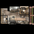 Продам квартиру, Профессорская ул. , 2  ком., 60 м², без отделочных работ 
