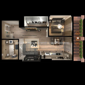 Продам квартиру, Профессорская ул. , 2  ком., 60 м², без отделочных работ