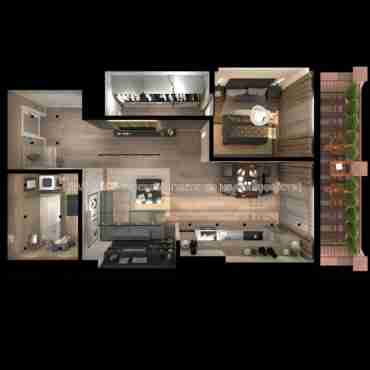 Продам квартиру, Профессорская ул. , 2  ком., 60 м², без отделочных работ 