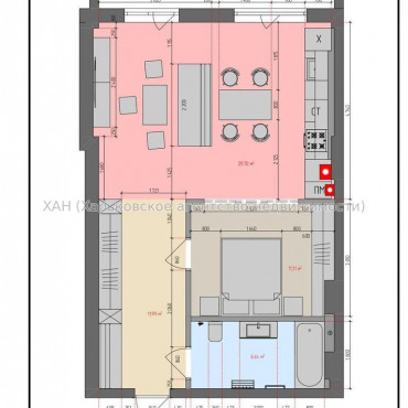 Продам квартиру, Профессорская ул. , 2 кім., 60 м², без отделочных работ 