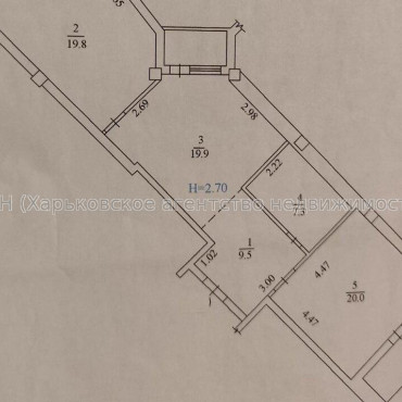 Продам квартиру, Гольдберговская ул. , 2 кім., 82 м², капитальный ремонт 
