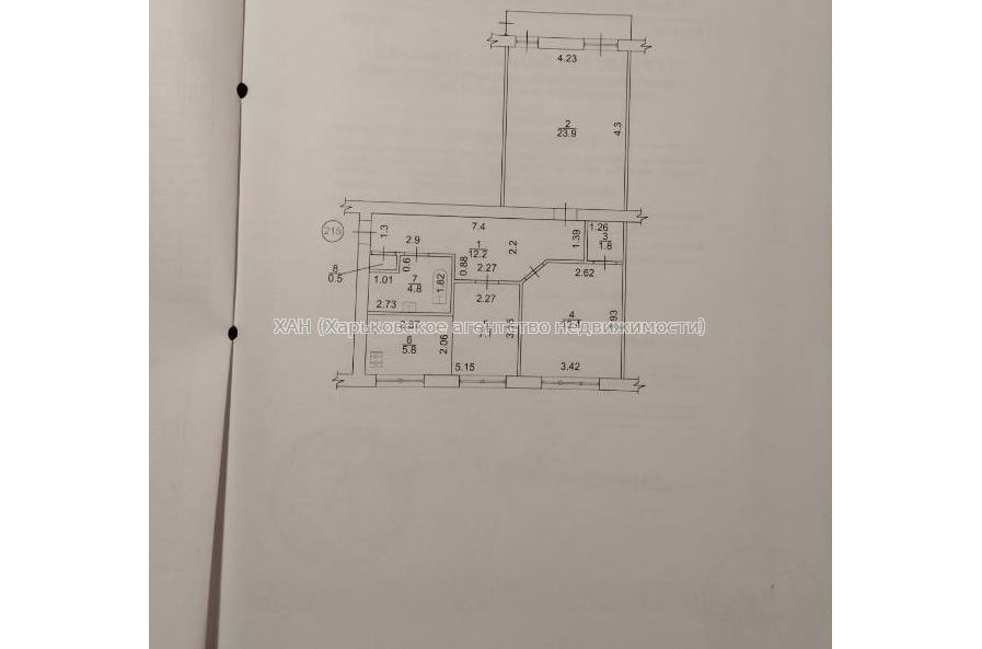 Продам квартиру, Клочковская ул. , 186Б , 3 кім., 71 м², капитальный ремонт 
