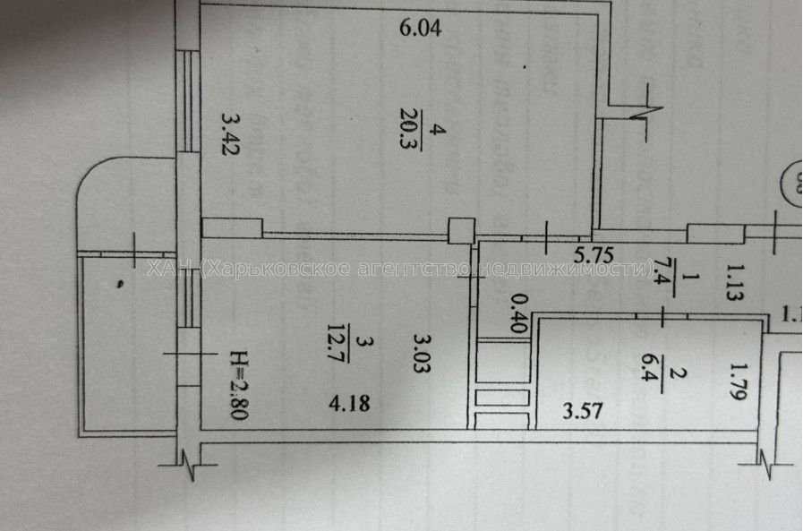 Продам квартиру, Победы просп. , 1 кім., 50 м², евроремонт 