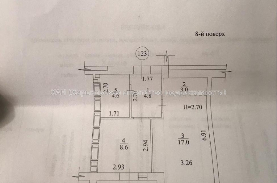 Продам квартиру, Мира ул. , 1  ком., 40 м², без внутренних работ 