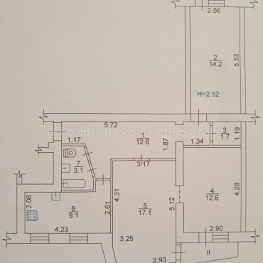 Продам квартиру, Льва Ландау просп. , 3  ком., 74.40 м², советский ремонт 