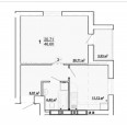 Продам квартиру, Шевченко ул. , 1  ком., 47.20 м², без внутренних работ 