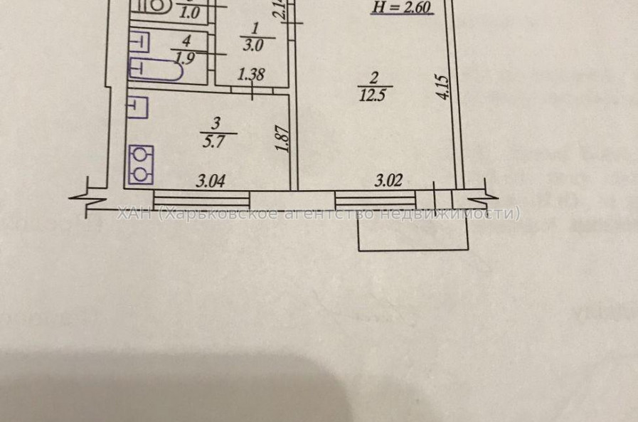 Продам квартиру, Сергея Тимошенко ул. , 1  ком., 26 м², косметический ремонт 