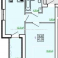Продам квартиру, Полтавский Шлях ул. , 184 , 1  ком., 44 м², без внутренних работ 
