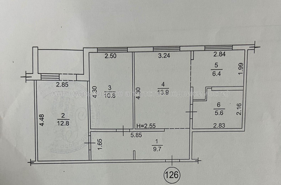 Продам квартиру, Чугуевская ул. , 3 кім., 60.50 м², евроремонт 