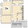 Продам квартиру, Елизаветинская ул. , 2  ком., 62 м², евроремонт 
