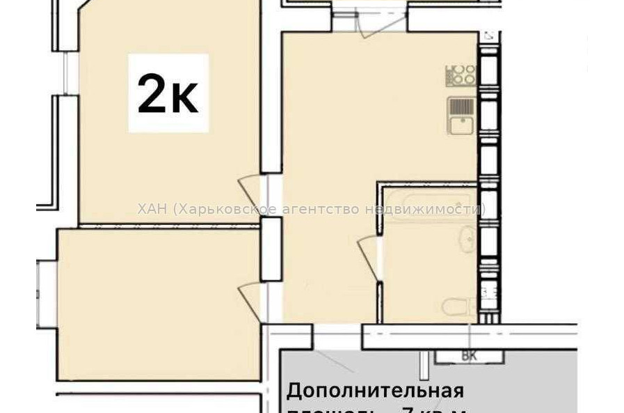 Продам квартиру, Елизаветинская ул. , 2  ком., 62 м², евроремонт 