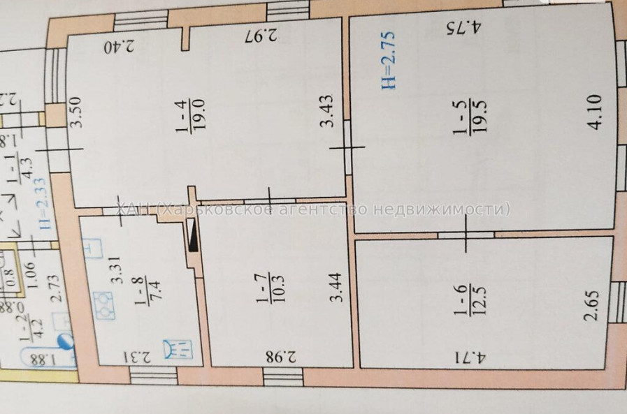 Продам будинок, 80 м², 4 соток, советский ремонт 