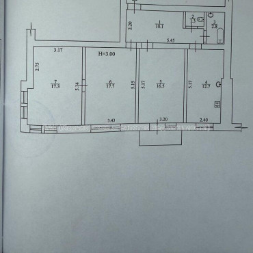 Продам квартиру, Библика ул. , 3  ком., 79.30 м², капитальный ремонт 